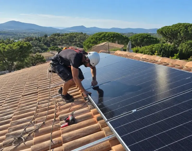 Installateur panneaux solaires Crédin — pose photovoltaïque sur toiture